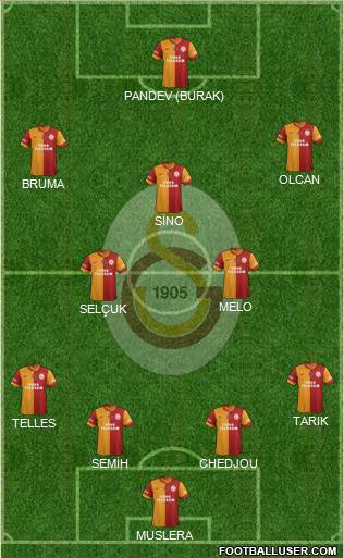 Galatasaray SK Formation 2014