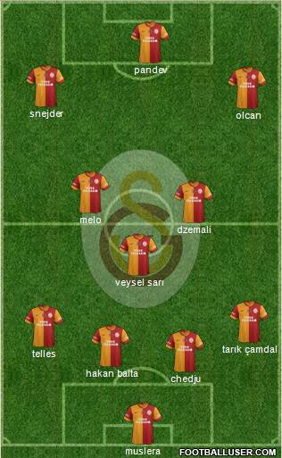 Galatasaray SK Formation 2014