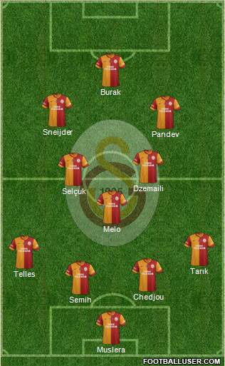 Galatasaray SK Formation 2014