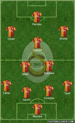 Galatasaray SK Formation 2014