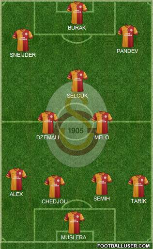 Galatasaray SK Formation 2014