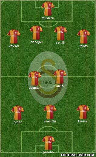 Galatasaray SK Formation 2014