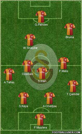 Galatasaray SK Formation 2014