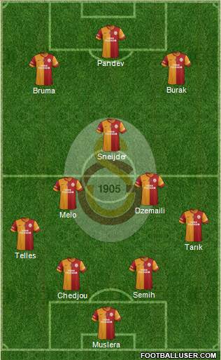 Galatasaray SK Formation 2014