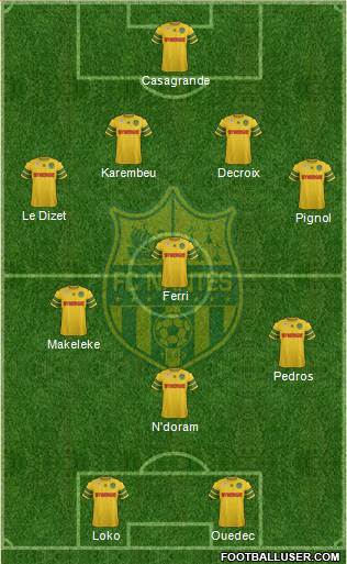FC Nantes Formation 2014