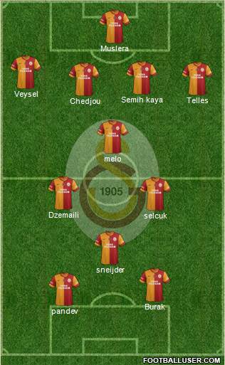 Galatasaray SK Formation 2014