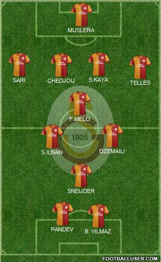 Galatasaray SK Formation 2014