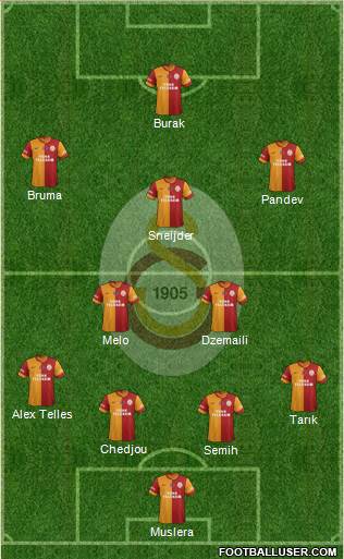 Galatasaray SK Formation 2014