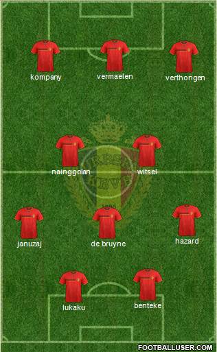 Belgium Formation 2014
