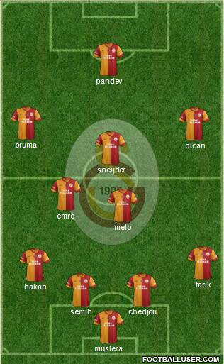 Galatasaray SK Formation 2014