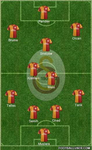 Galatasaray SK Formation 2014