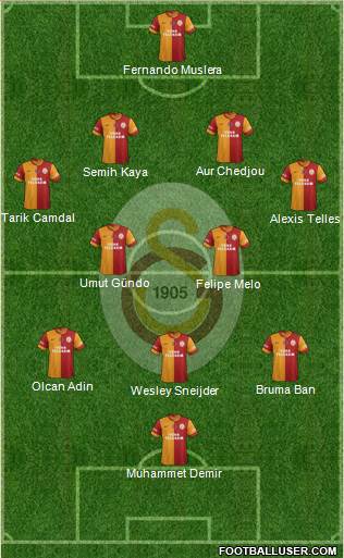 Galatasaray SK Formation 2014