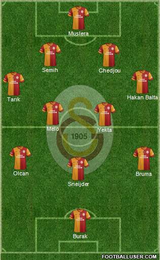 Galatasaray SK Formation 2014
