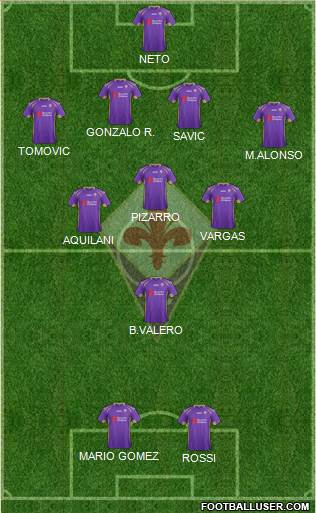 Fiorentina Formation 2014