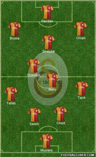 Galatasaray SK Formation 2014