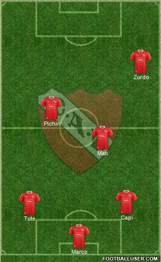Independiente Formation 2014