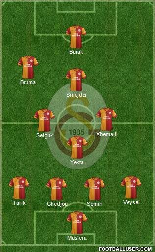 Galatasaray SK Formation 2014
