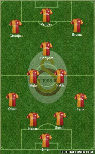 Galatasaray SK Formation 2014