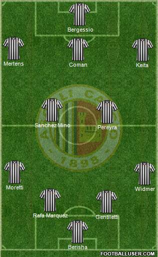 Ascoli football formation