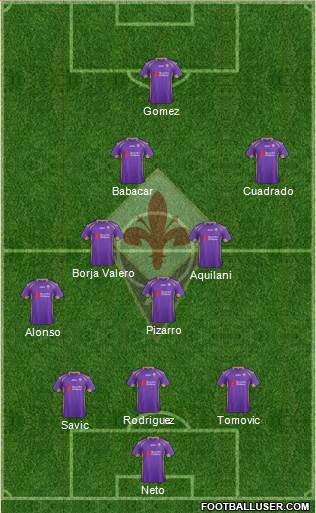Fiorentina Formation 2014