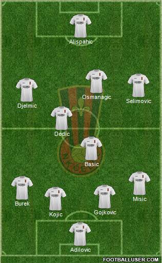 NK Celik Zenica Formation 2014