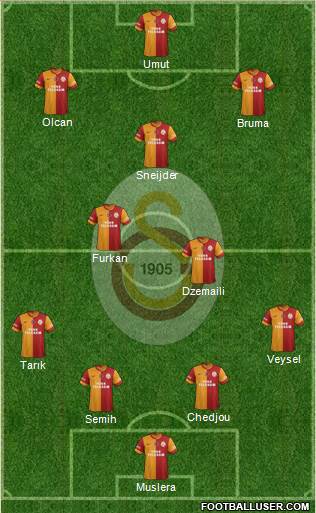 Galatasaray SK Formation 2014