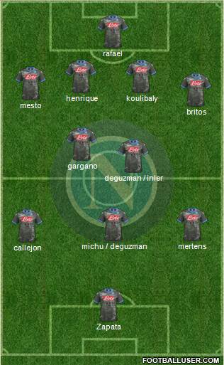 Napoli Formation 2014