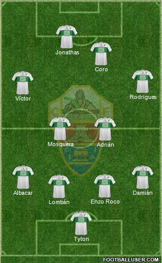 Elche C.F., S.A.D. Formation 2014