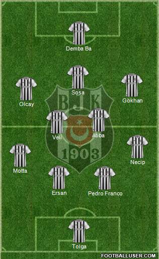 Besiktas JK Formation 2014