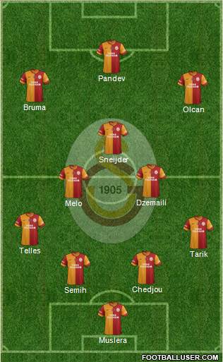 Galatasaray SK Formation 2014