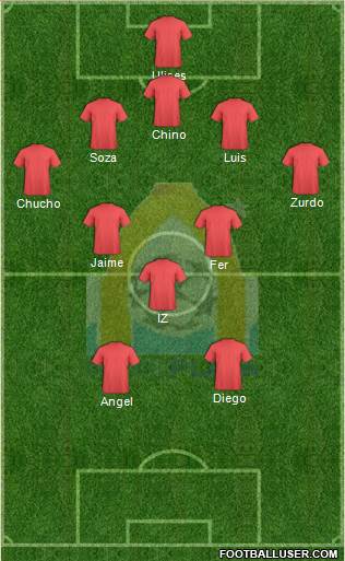 Club Inter Playa del Carmen Formation 2014