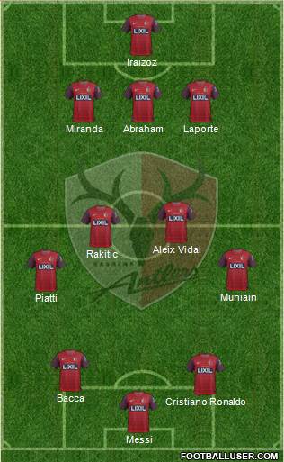 Kashima Antlers Formation 2014