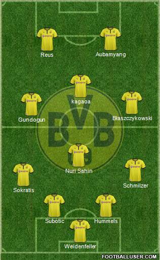 Borussia Dortmund Formation 2014