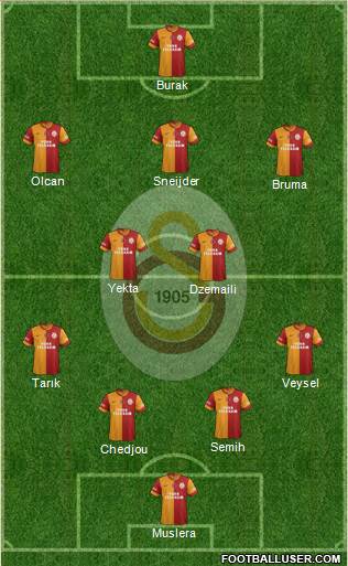 Galatasaray SK Formation 2014