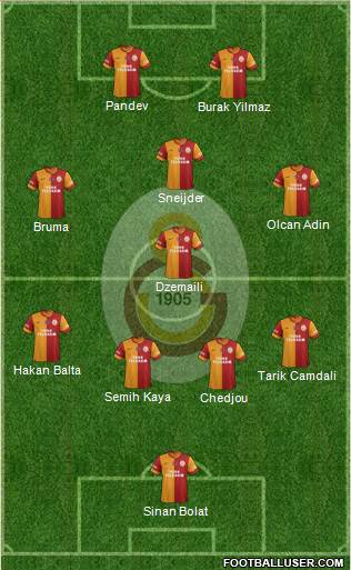 Galatasaray SK Formation 2014