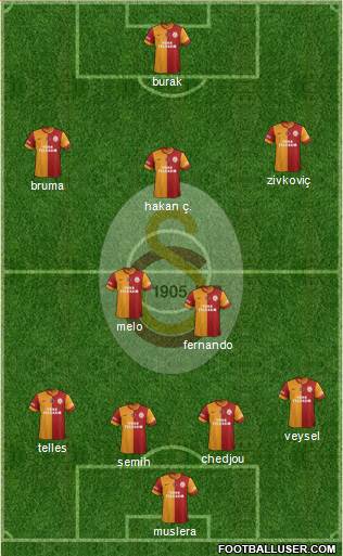 Galatasaray SK Formation 2014
