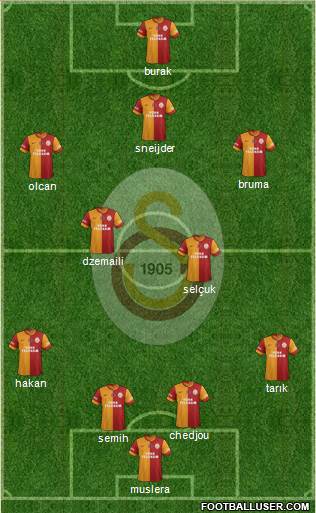 Galatasaray SK Formation 2014