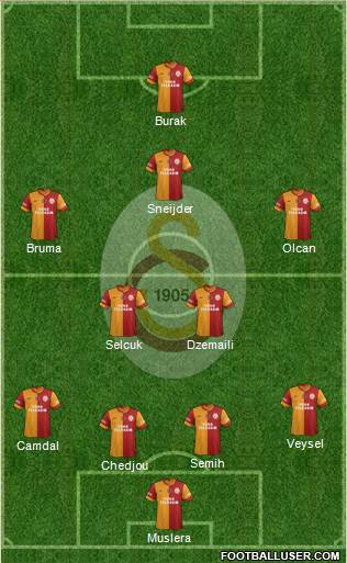 Galatasaray SK Formation 2014