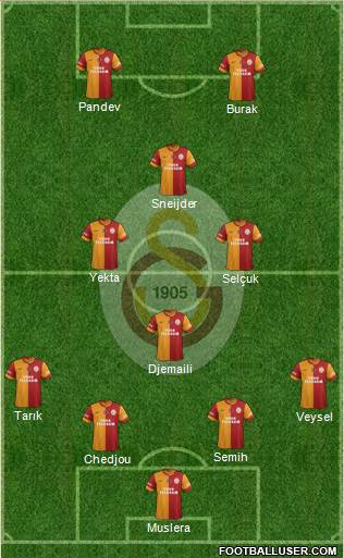 Galatasaray SK Formation 2014