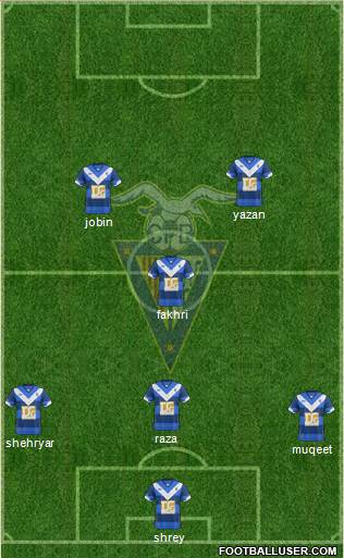 C.F. Badalona Formation 2014