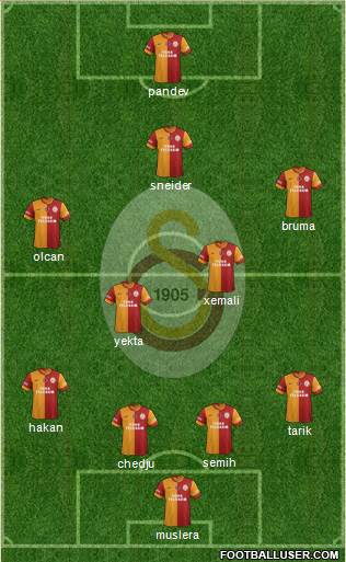 Galatasaray SK Formation 2014