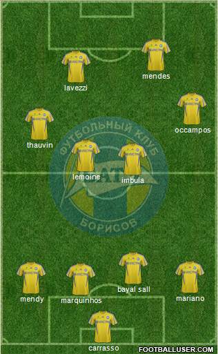 BATE Borisov Formation 2014