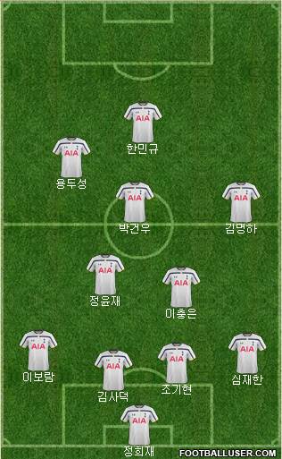 Tottenham Hotspur Formation 2014