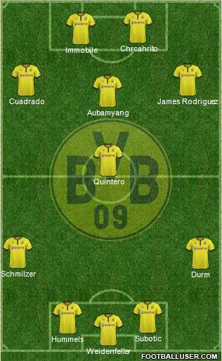 Borussia Dortmund Formation 2014