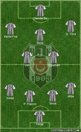 Besiktas JK Formation 2014