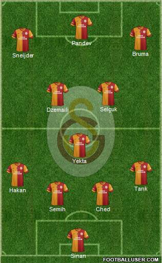 Galatasaray SK Formation 2014