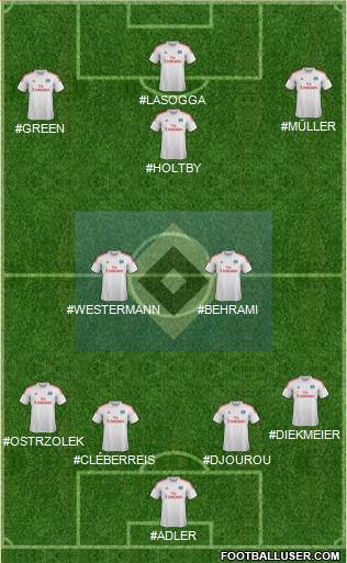 Hamburger SV Formation 2014