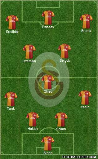 Galatasaray SK Formation 2014