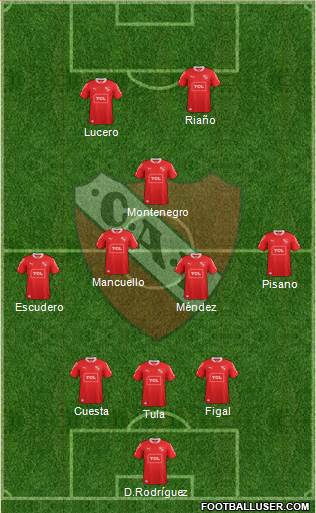 Independiente Formation 2014