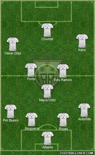 Albacete B., S.A.D. Formation 2014